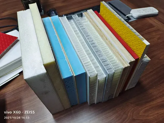 Pannello in schiuma PU FRP in fibra di vetro resistente ai raggi UV per la carrozzeria del veicolo refrigerato