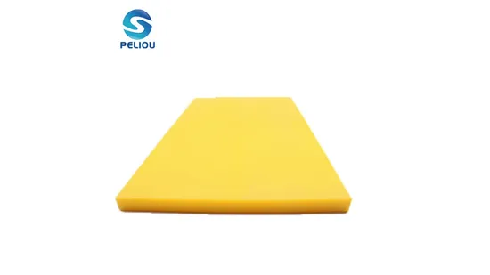 Presse stampate, lastra UHMW-PE termoplastica, autolubrificante e resistente alla corrosione